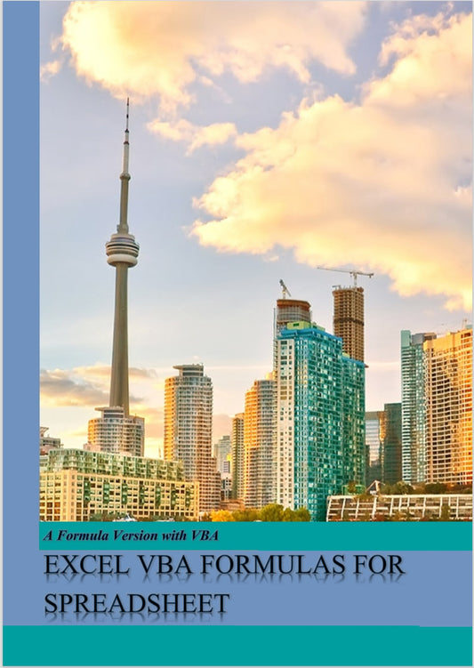 Excel VBA Formula Spreadsheet